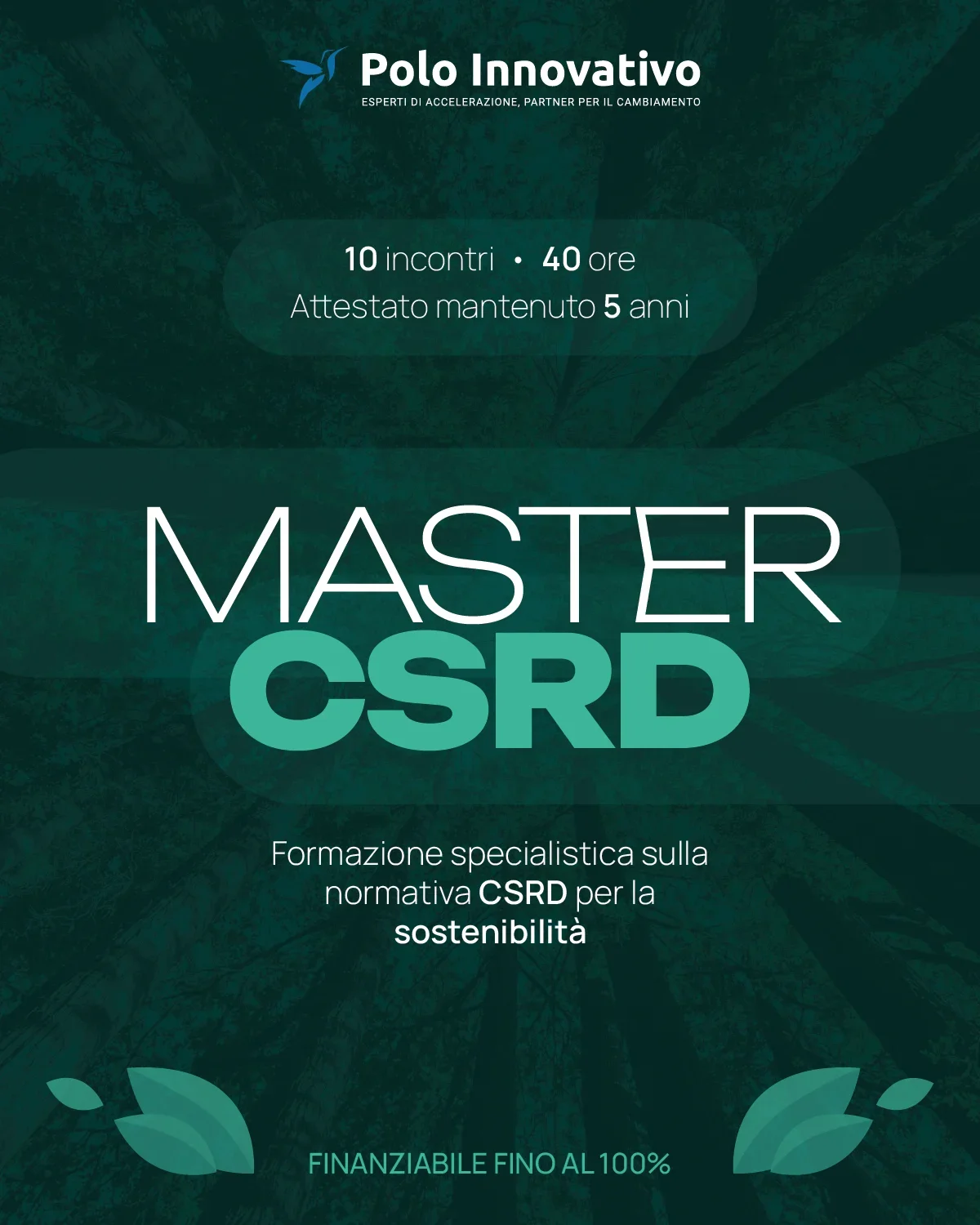 Master CSRD in collaborazione con Scuola Etica Leonardo