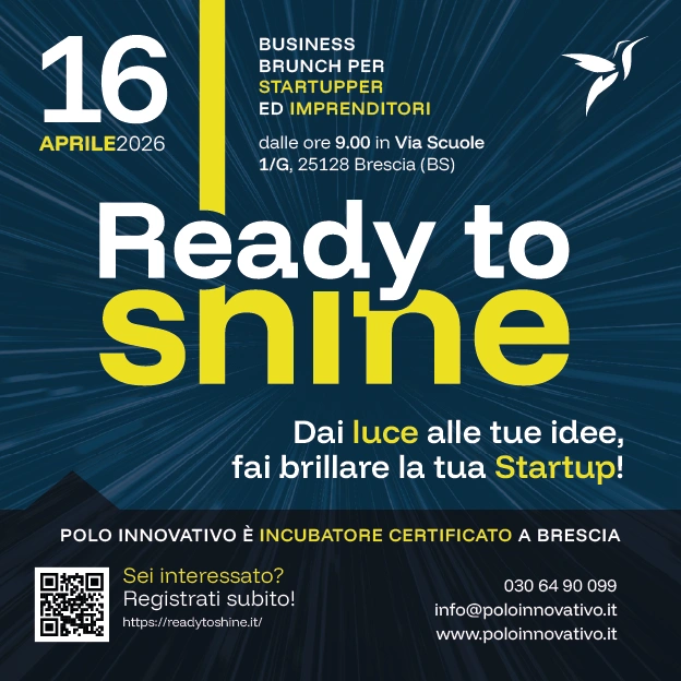 Ready to Shine 04 2026: dai luce alle tue idee, fai brillare la tua StartUp