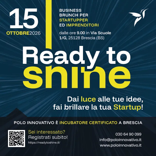 Ready to Shine 10 2026: dai luce alle tue idee, fai brillare la tua StartUp
