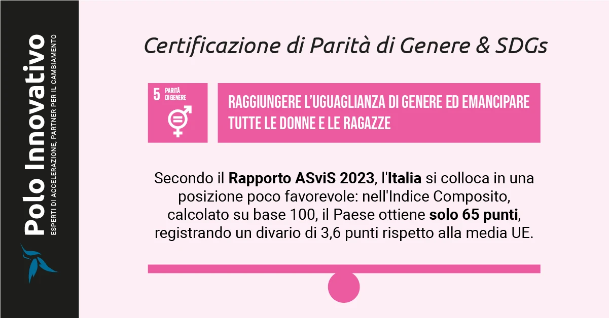 Certificazione parità di genere e SDGs - Polo Innovativo