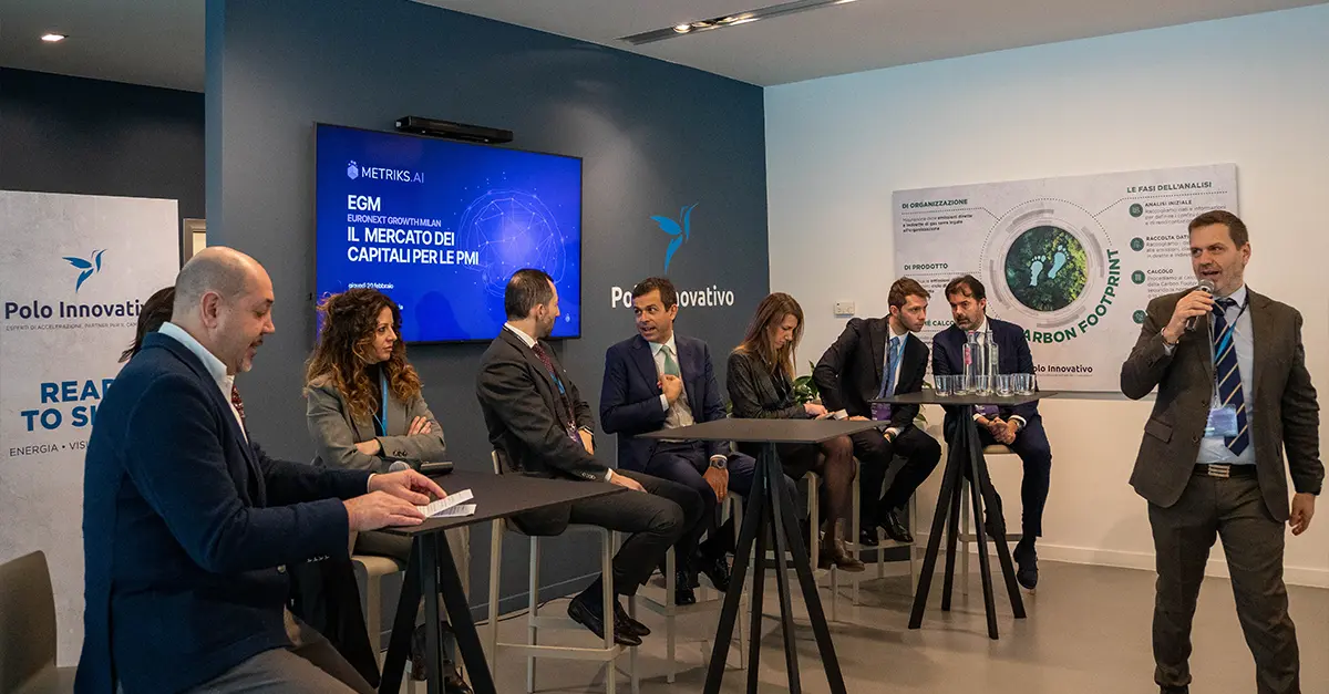 EGM: il mercato dei capitali per le PMI, Metriks.ai: Start-up - Polo innovativo