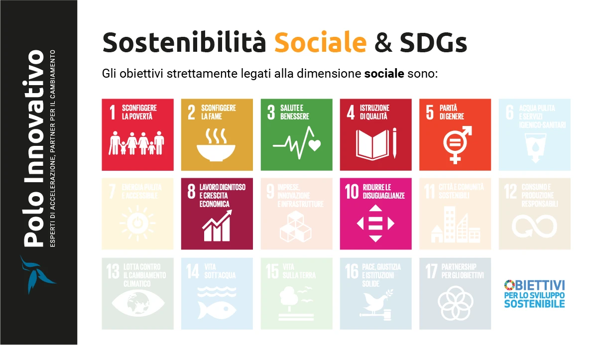 Sostenibilità sociale e SDGs - Polo Innovativo